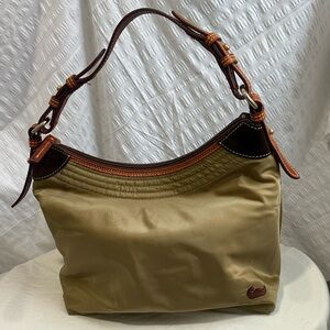 Dooney & Bourke Brown and Tan Shoulder Bag